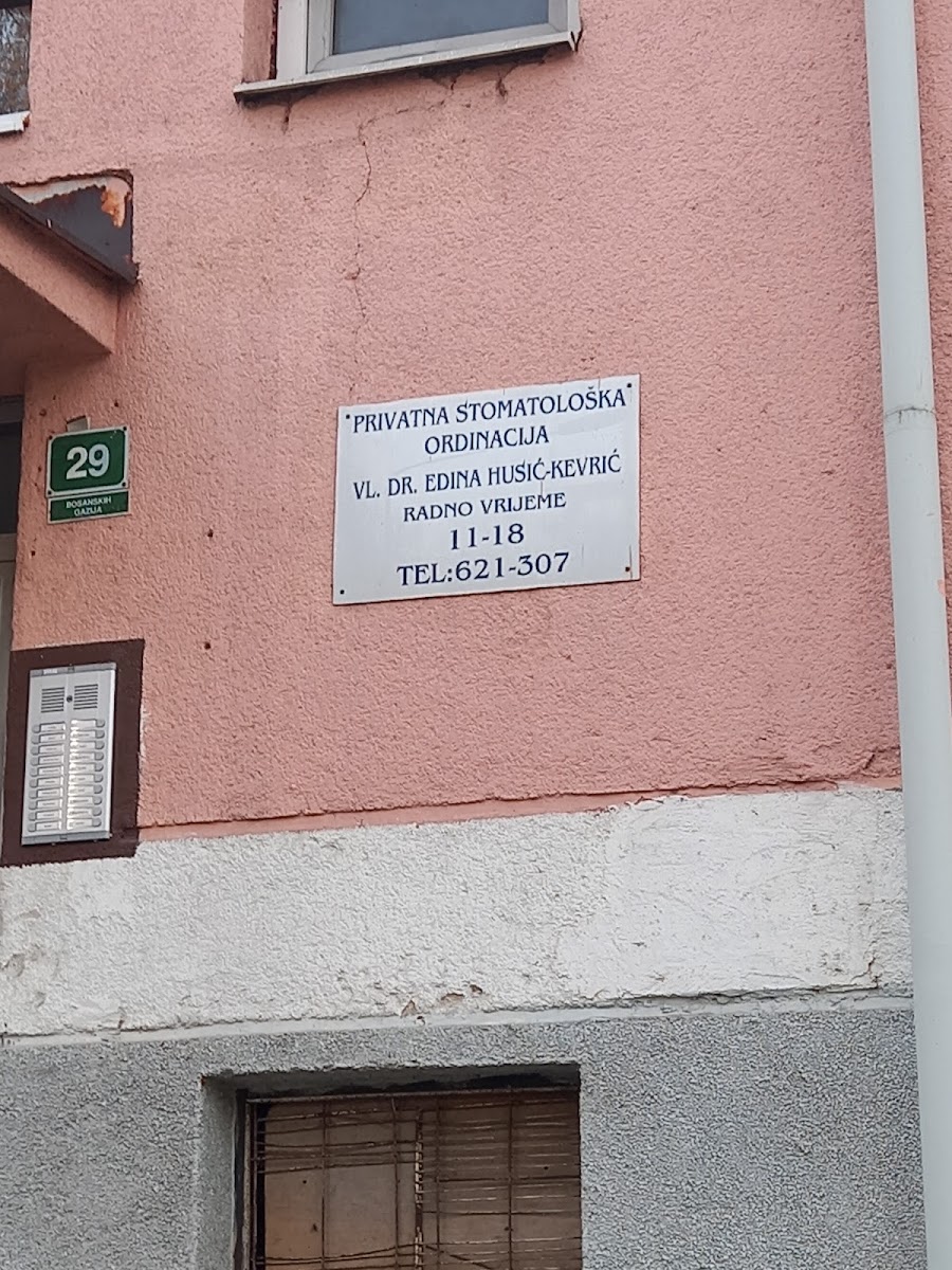 Privatna Stomatološka ordinacija dr. Edina Husić Kevrić, Ilidža