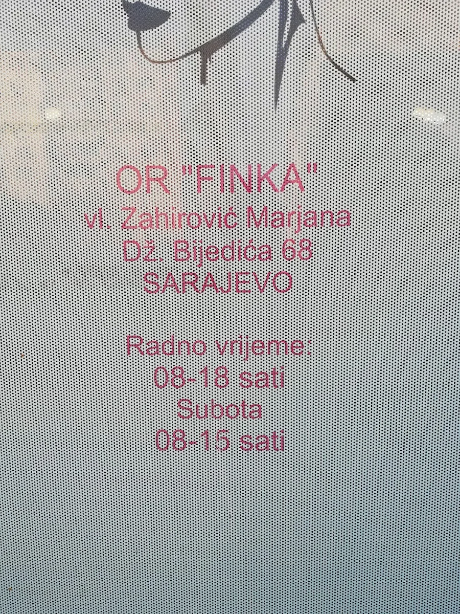 Frizerski salon "Finka", Sarajevo