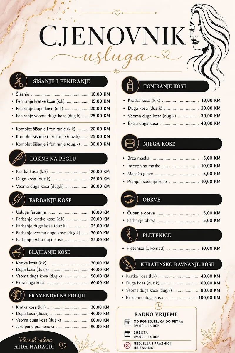 FRIZERSKI SALON AIDA🪙 - foto 3